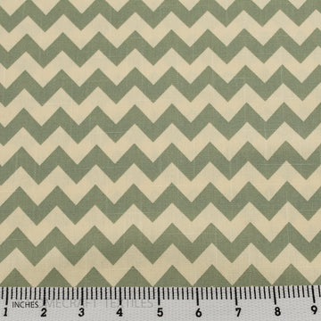 Zigzag Design Printed Cotton Canvas by Homecraft Textiles - Fabric Online Australia