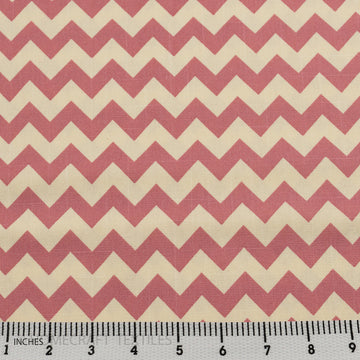 Zigzag Design Printed Cotton Canvas by Homecraft Textiles - Fabric Online Australia