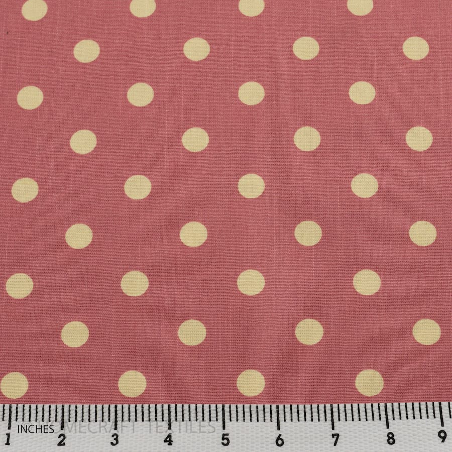 Dotted Design Printed Cotton Canvas by Homecraft Textiles - Fabric Online Australia