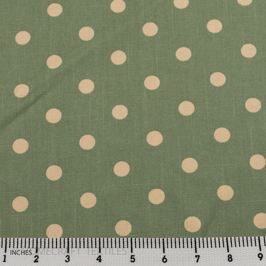 Dotted Design Printed Cotton Canvas by Homecraft Textiles - Fabric Online Australia