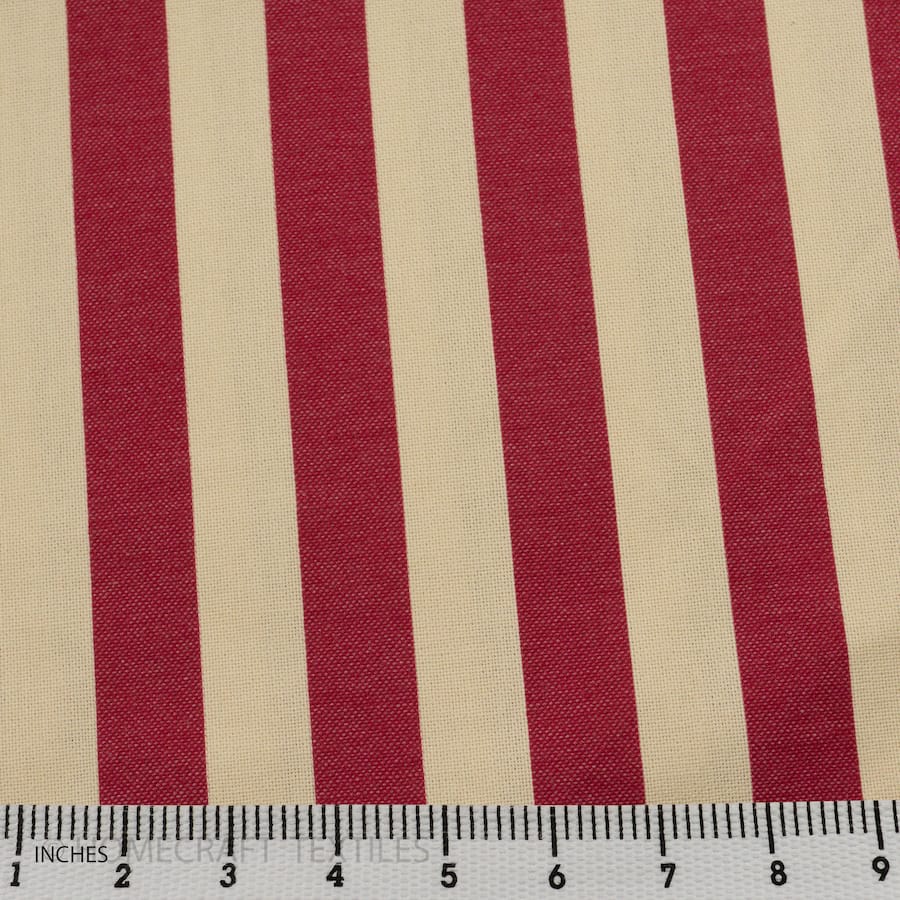 Stripe Design Printed Cotton Canvas by Homecraft Textiles - Fabric Online Australia