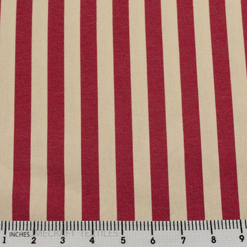 Stripe Design Printed Cotton Canvas by Homecraft Textiles - Fabric Online Australia