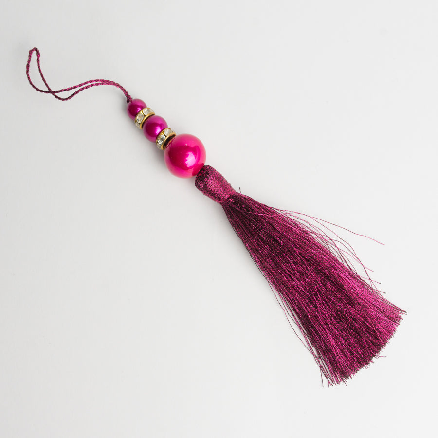 Small Lurex Curtain Tassels