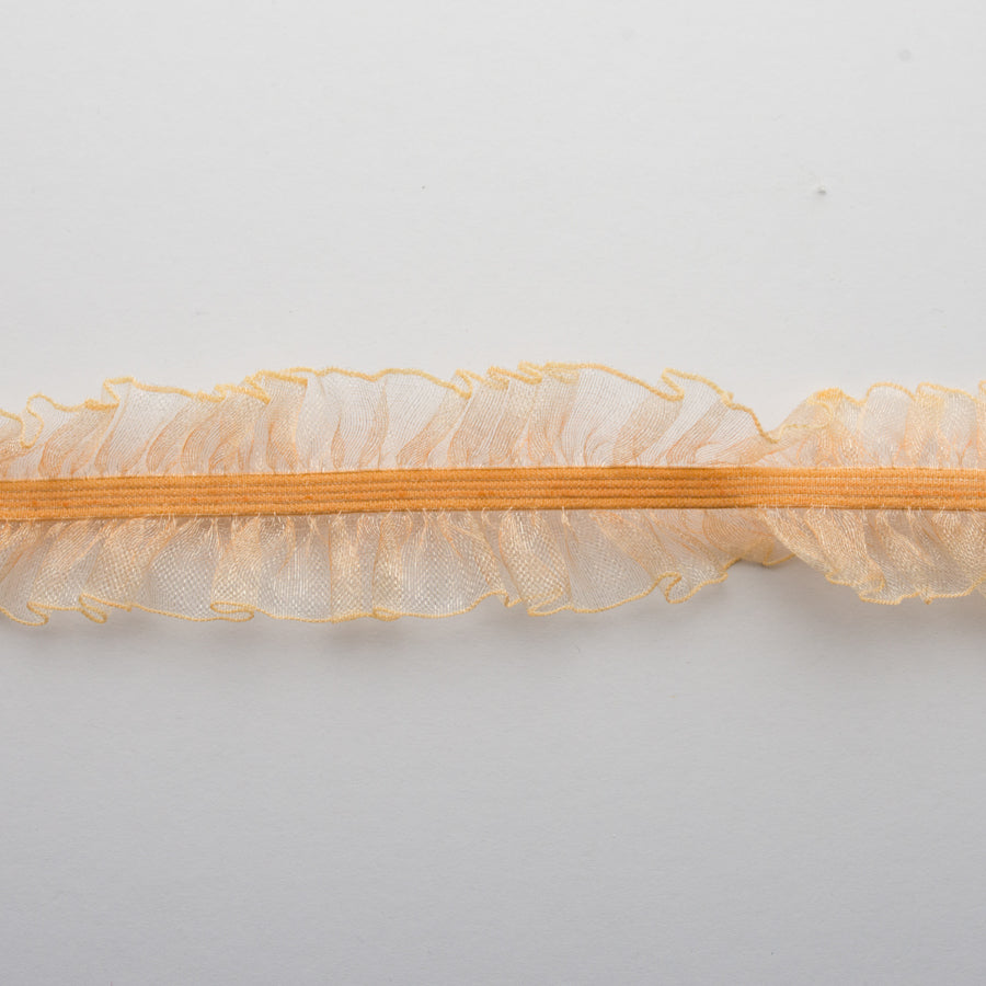 Frilled Organza Elastic Lace Trim 25mm -  Design 2