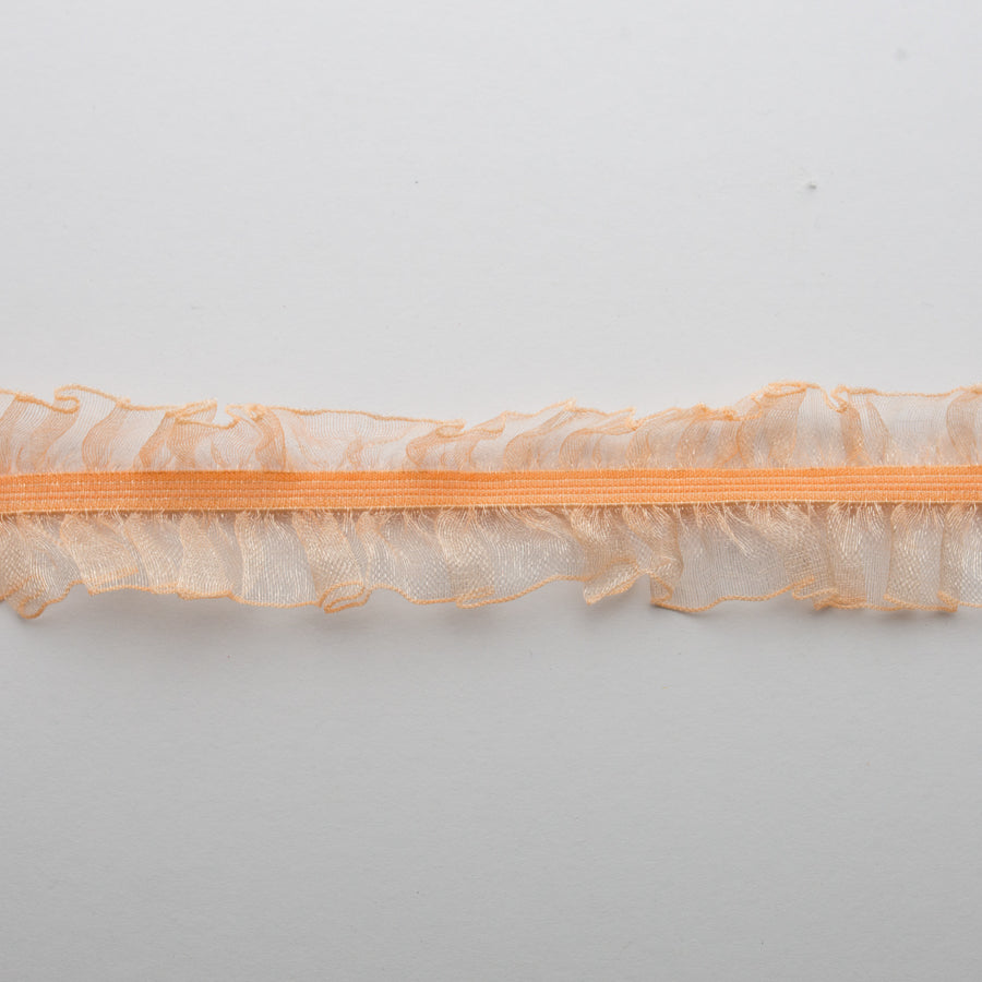 Frilled Organza Elastic Lace Trim 25mm -  Design 2