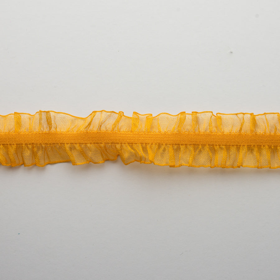Frilled Organza Elastic Lace Trim 25mm -  Design 2