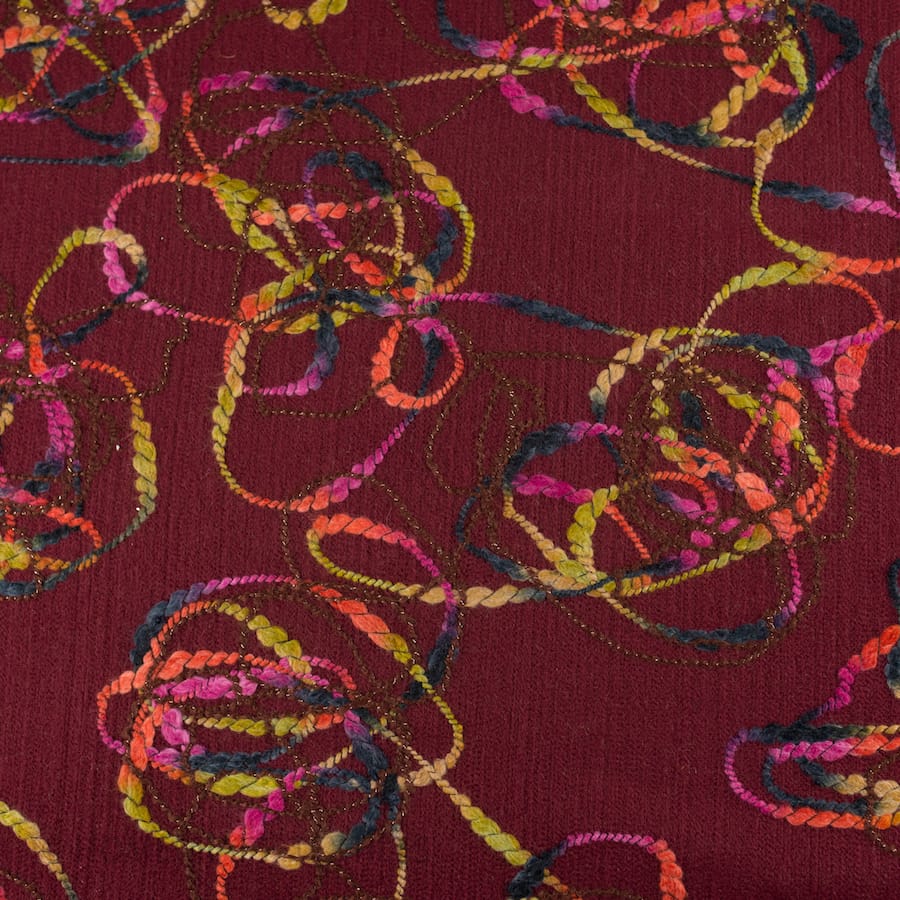 Felt Look Woolblend Prints