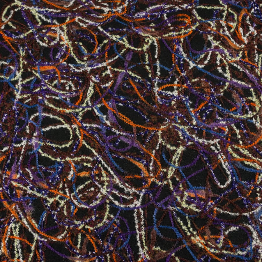 Felt Look Woolblend Prints