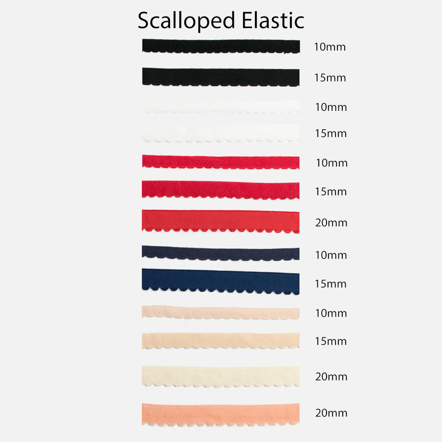 Scalloped Elatic
