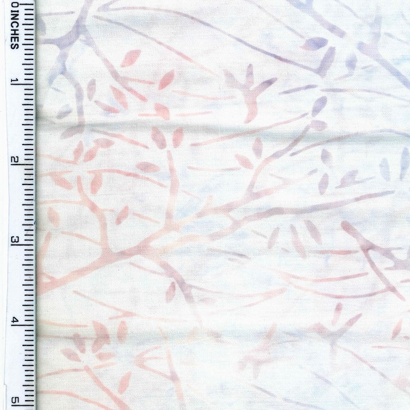 Timeless Treasures Tonga Cobblestone Tree on Ice Blue Cotton Prints