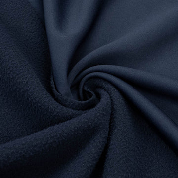 One-Side Brushed Track Suiting Col-Navy