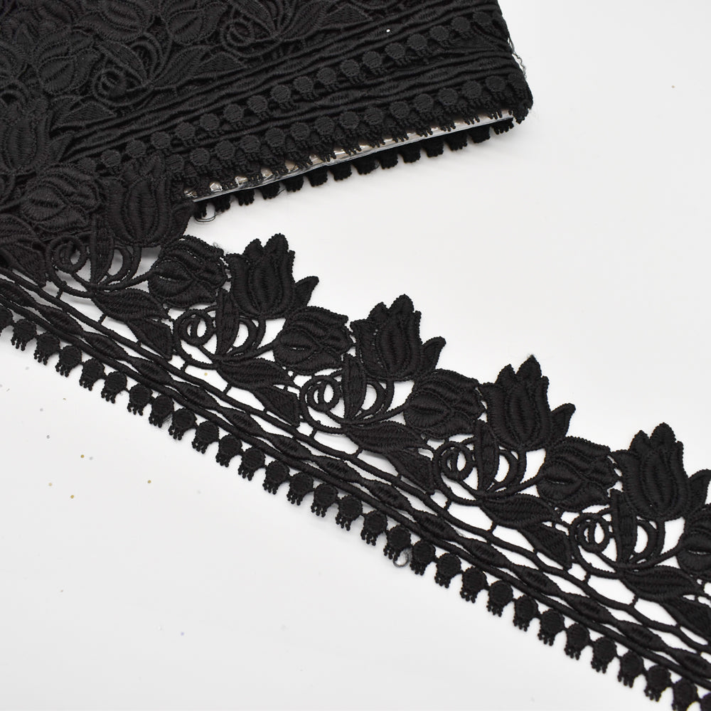 Tulip Guipure Lace Trim 8cm