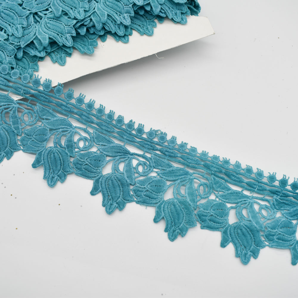 Tulip Guipure Lace Trim 8cm