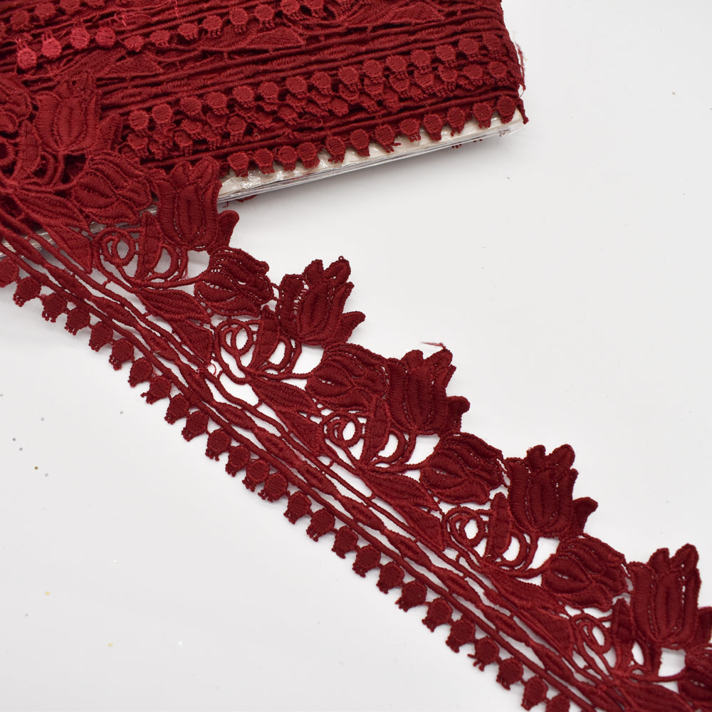 Tulip Guipure Lace Trim 8cm