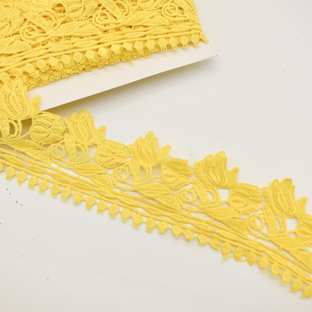 Tulip Guipure Lace Trim 8cm
