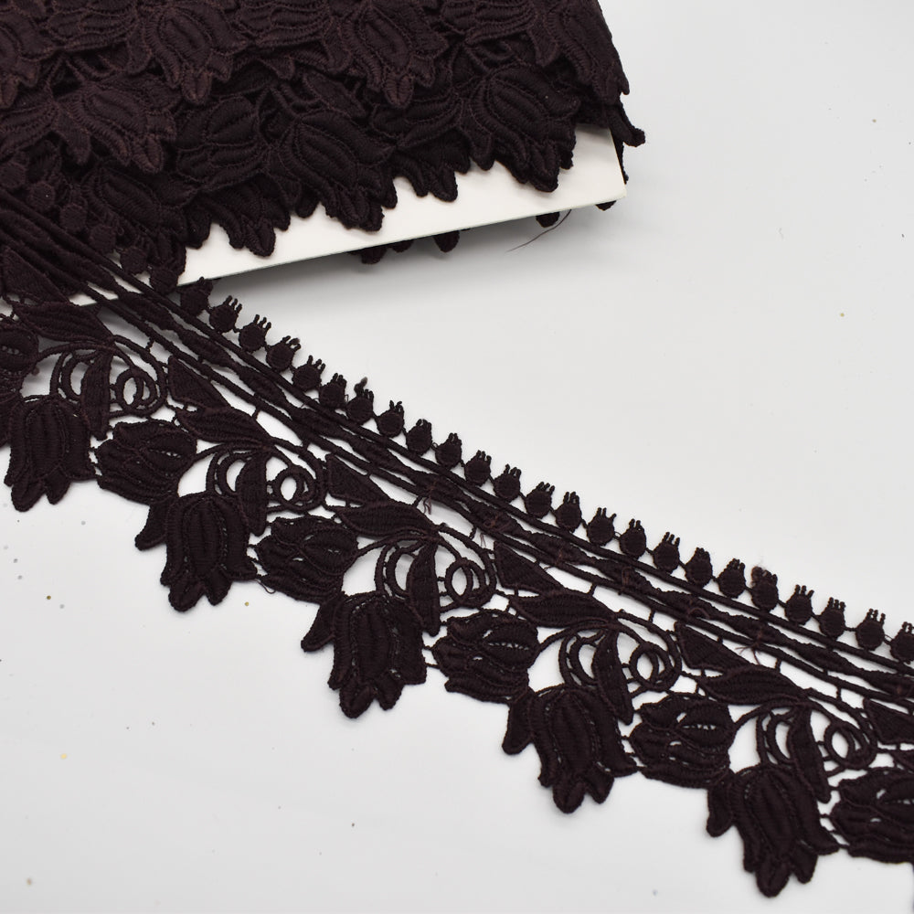 Tulip Guipure Lace Trim 8cm