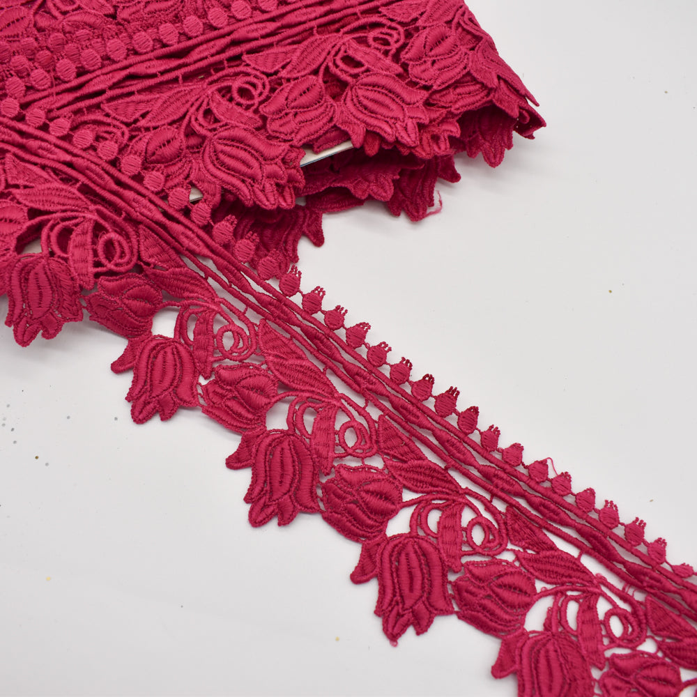Tulip Guipure Lace Trim 8cm