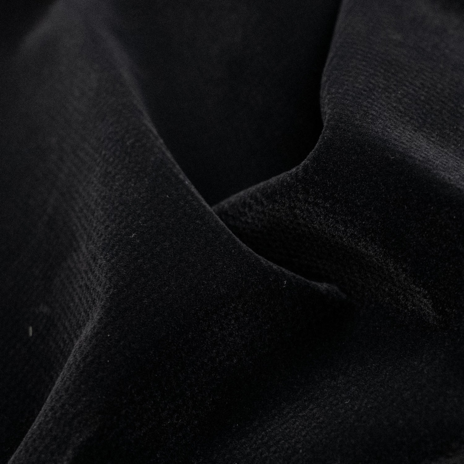 Upholstery Velveteen Black