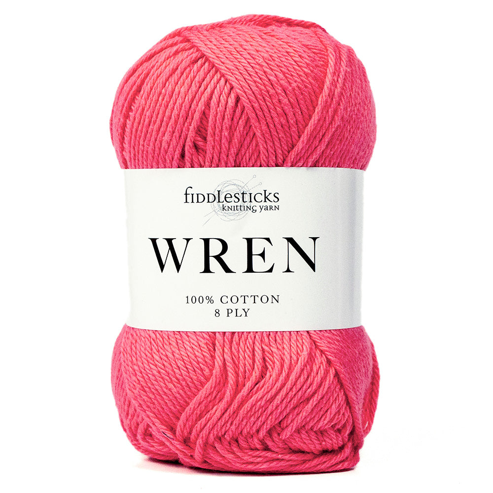 Fiddlesticks 100% Cotton 8 Ply Wren Yarn