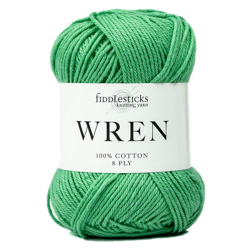 Fiddlesticks 100% Cotton 8 Ply Wren Yarn