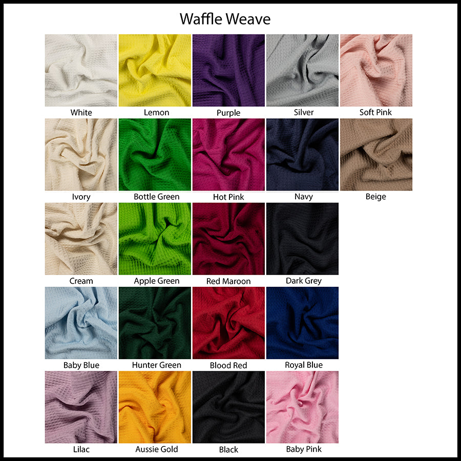 Cotton Waffle Weave