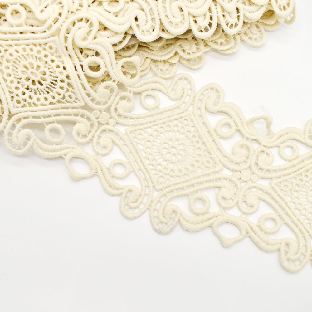 Wide Guipure Lace Trim 10cm