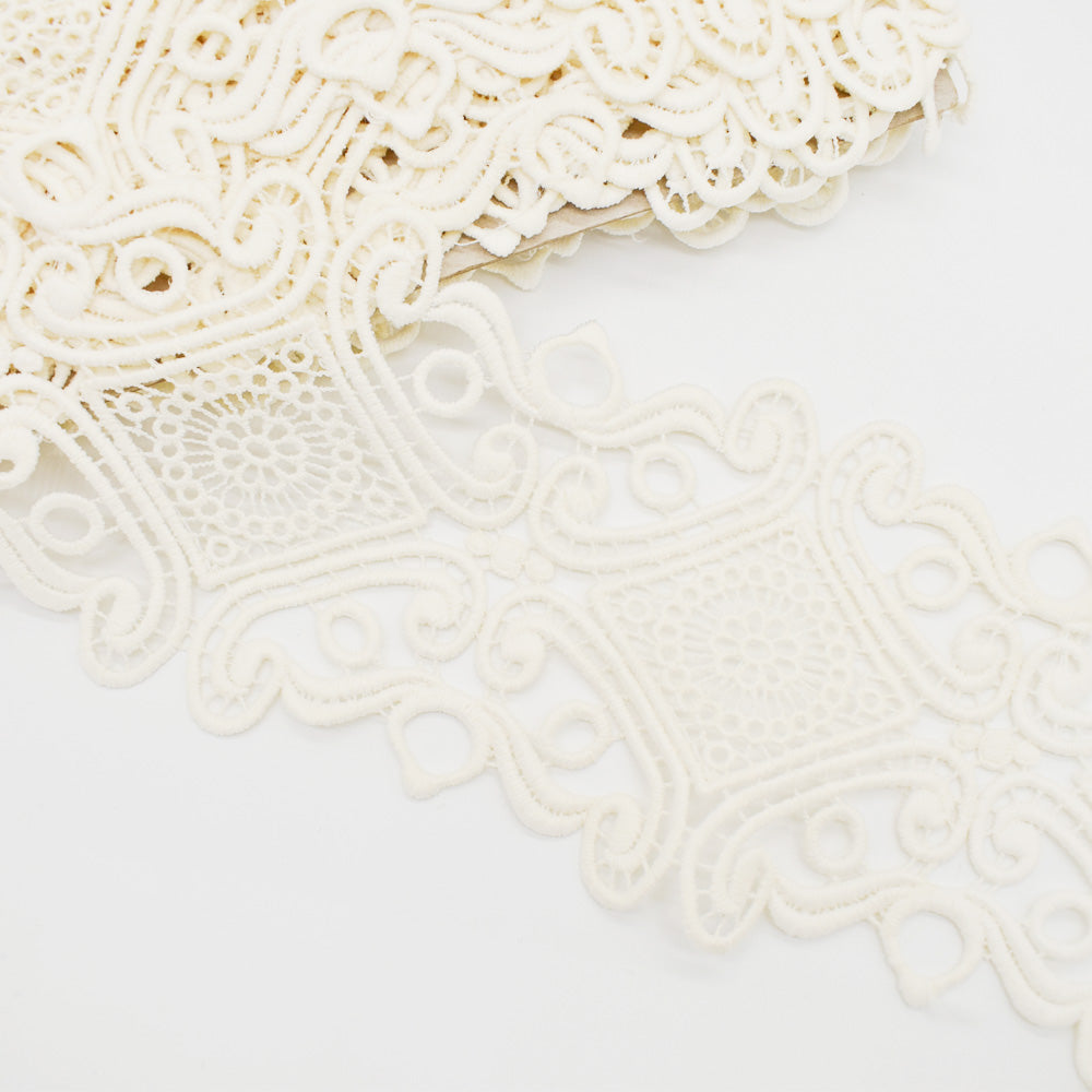Wide Guipure Lace Trim 10cm