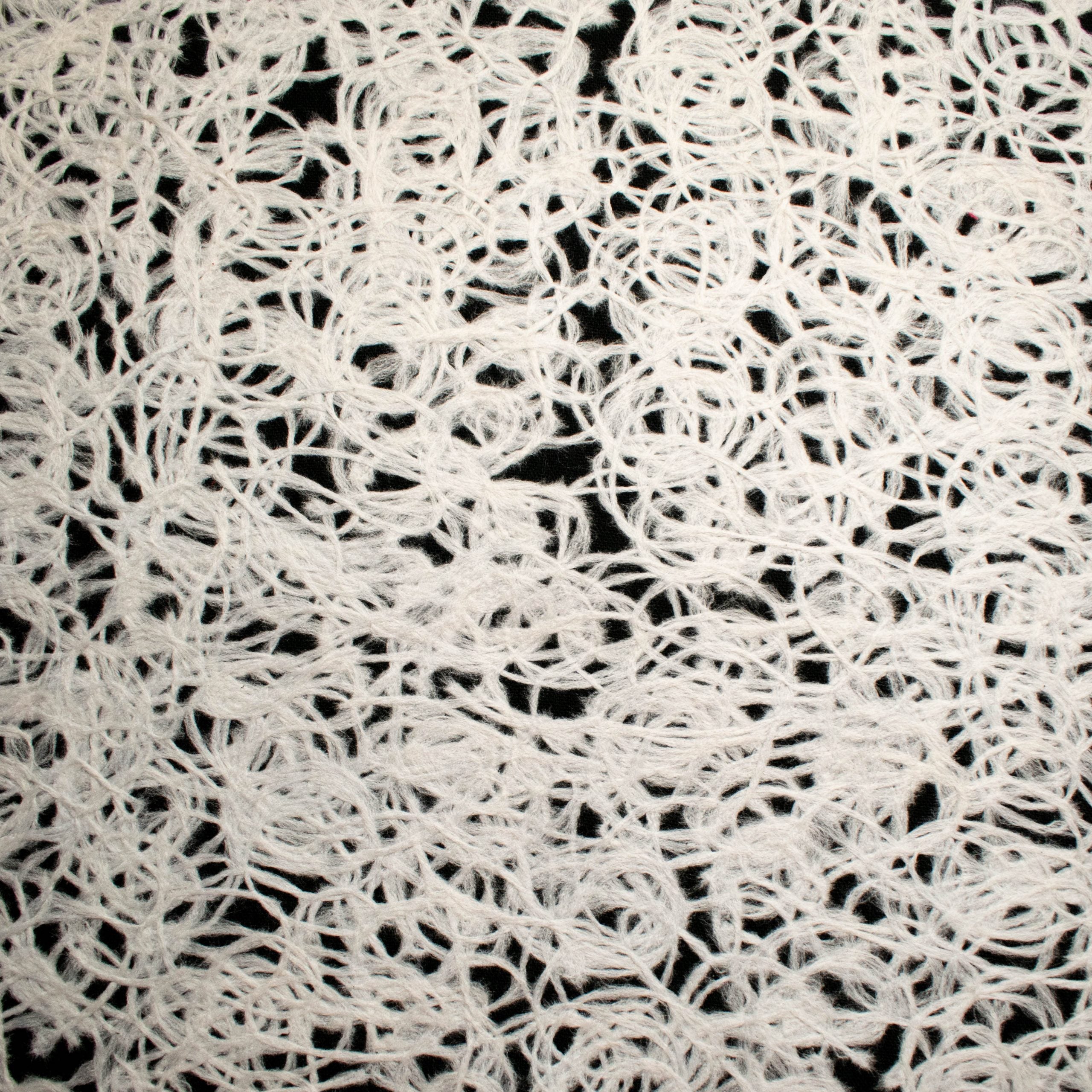 Wool Melton Embroidery Design 16 Ivory