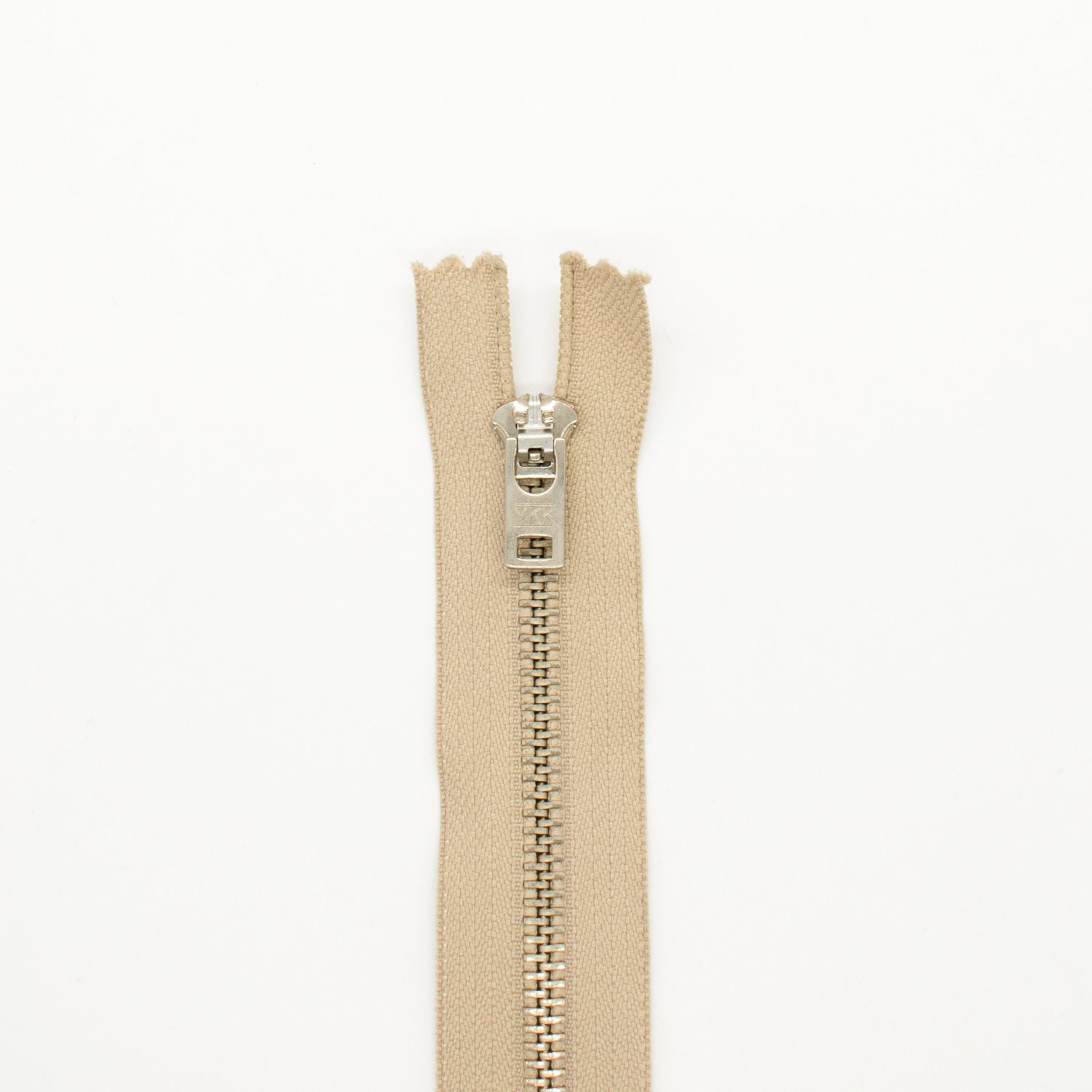 YKK Closed End Metal Zip 83CM B29-Beige