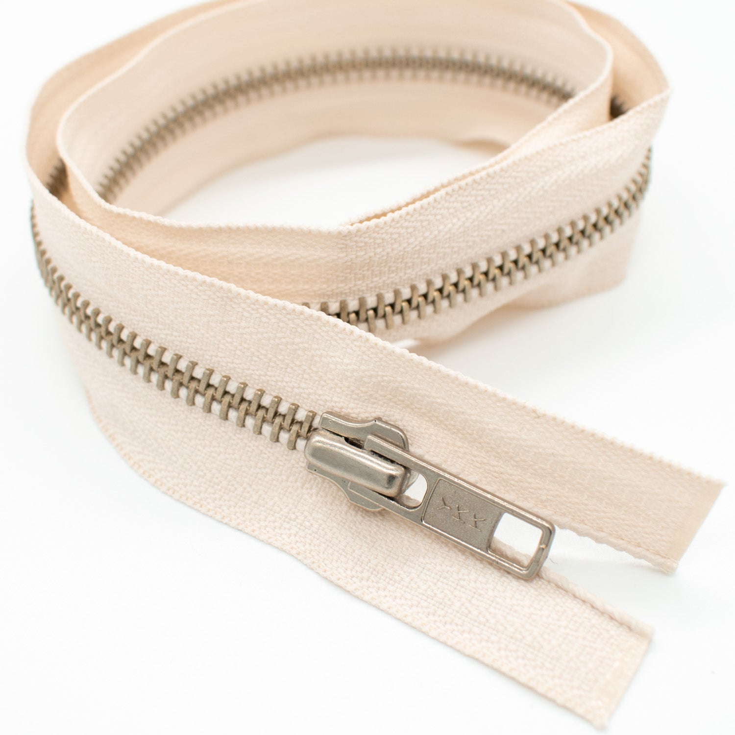 YKK Open End Heavy Duty Metal Zip 53-54CM