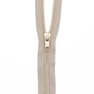 YKK Open End Heavy Duty Metal Zip 58CM B13-Grey