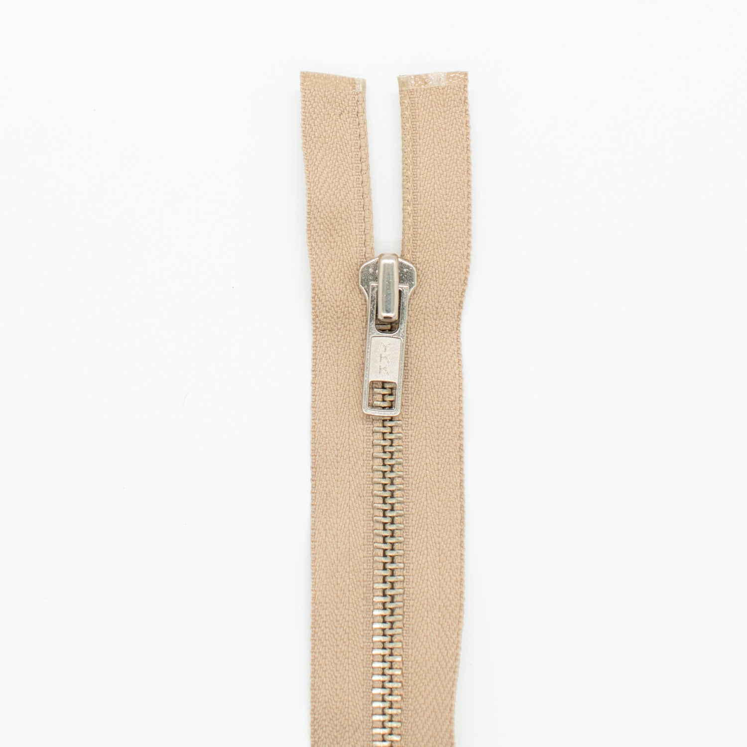 YKK Open End Heavy Duty Metal Zip 90CM B10-Tan