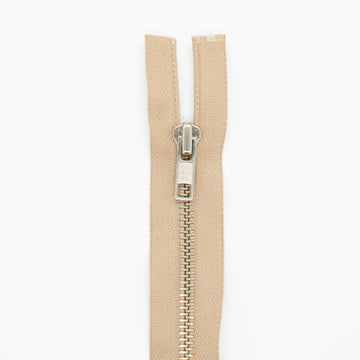YKK Open End Heavy Duty Metal Zip 90CM B10-Tan