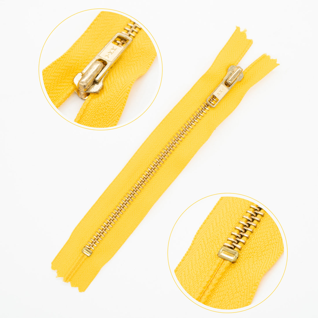 YKK Closed End Metal Zip 15CM