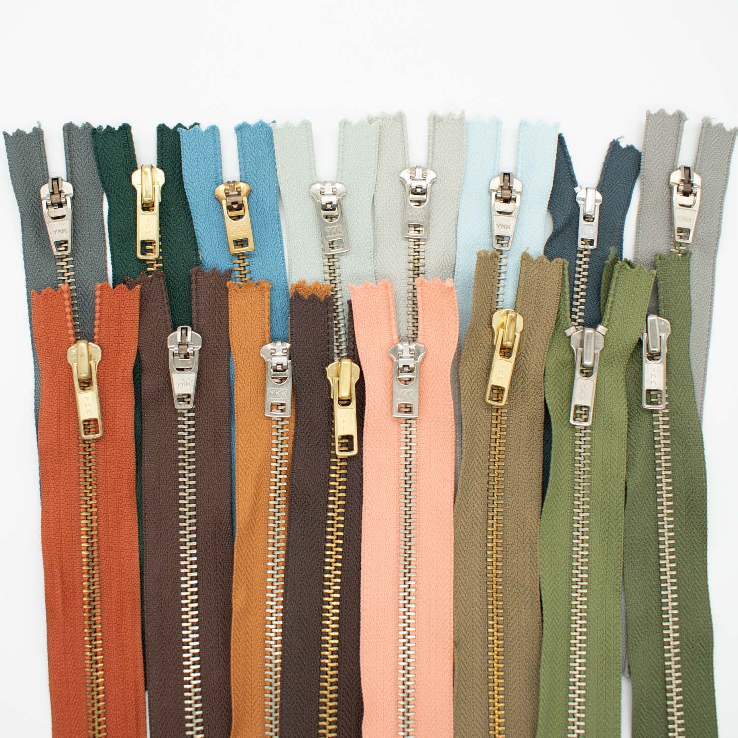 YKK Closed End Metal Zip 15CM