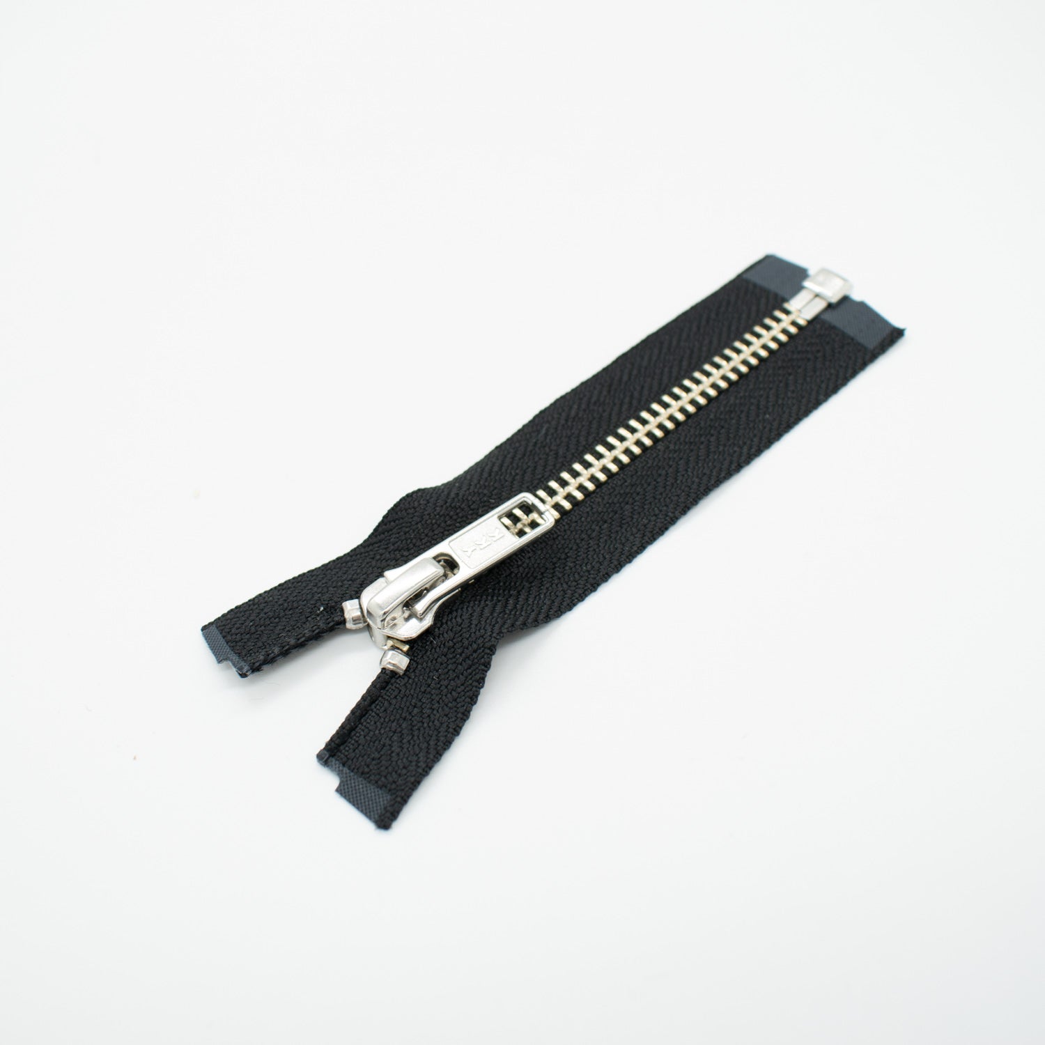 YKK Open End Heavy Duty Metal Zip 10CM B8-Black