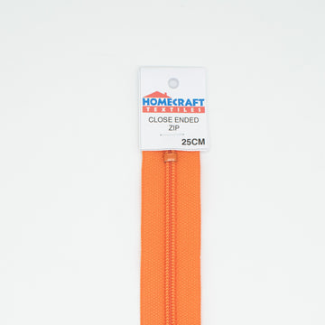 YKK Close End Plastic Zip 25CM