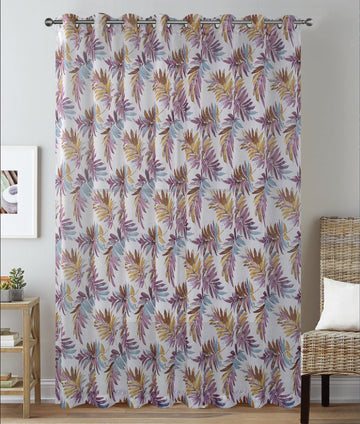 Printed Softweave Eyelet Sheers - ZXY2698