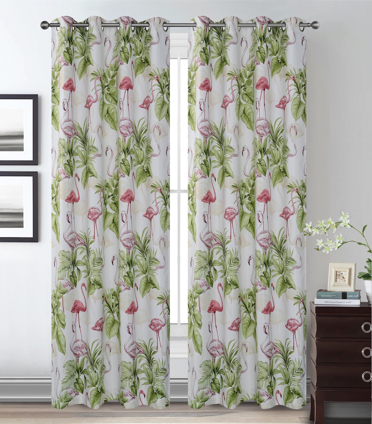 Printed Softweave Eyelet Curtains - ZXY3118