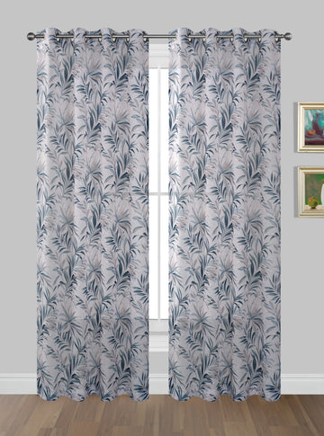 Printed Softweave Eyelet Sheers - ZXY3119