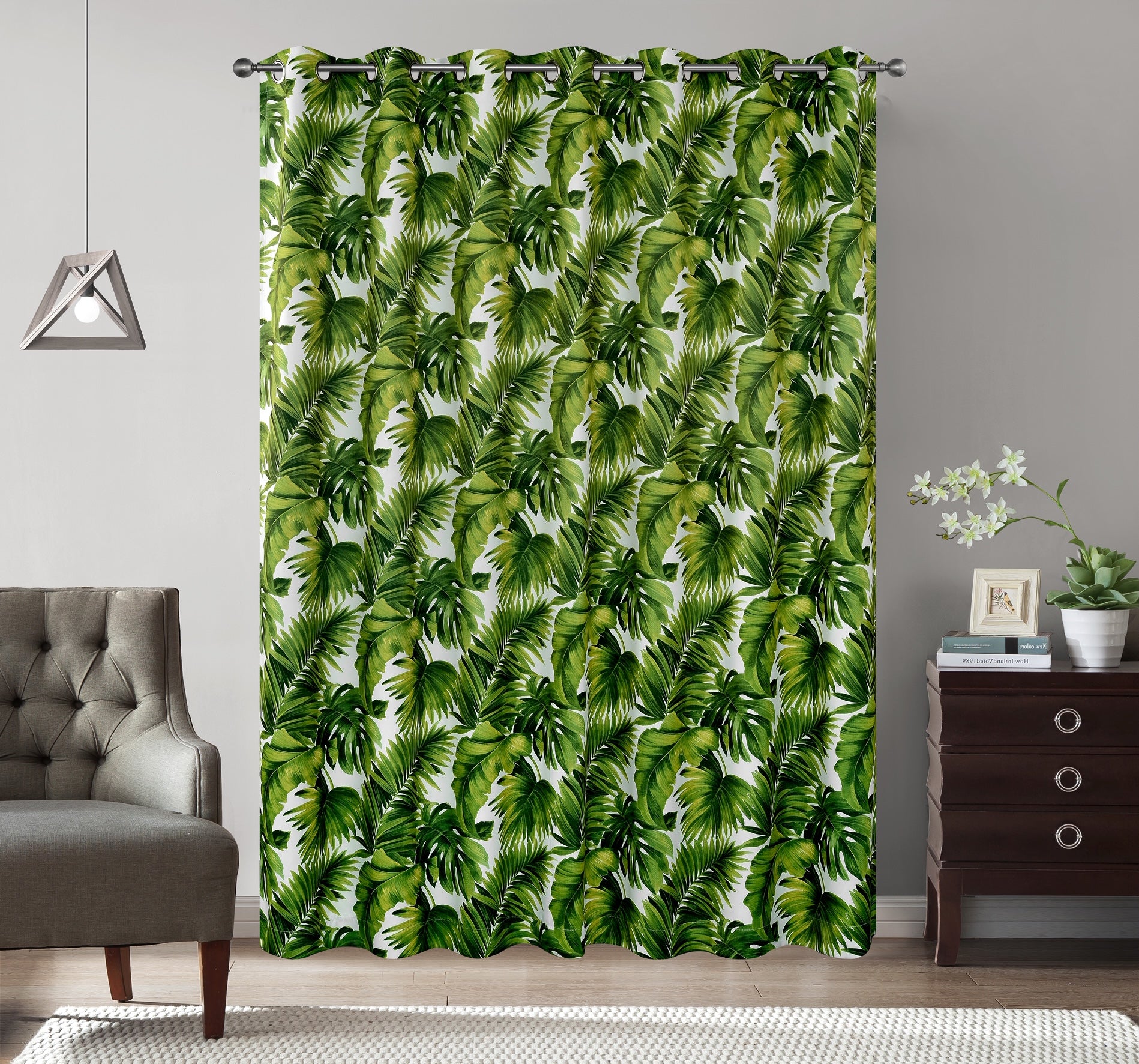 Printed Softweave Eyelet Curtains - ZXY3205
