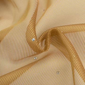 Lustrous Beaded Sheer by Zepel Curtain Sheer Fabric