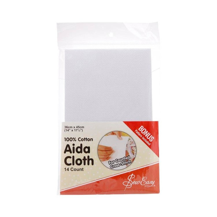 Sew Easy Aida Cloth 14 Count 36 x 45 cm Homecraft Textiles