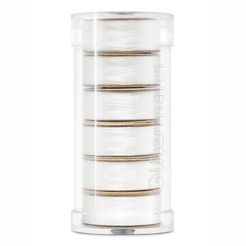 Gutermann Bobbin Embroidery Thread Black & White