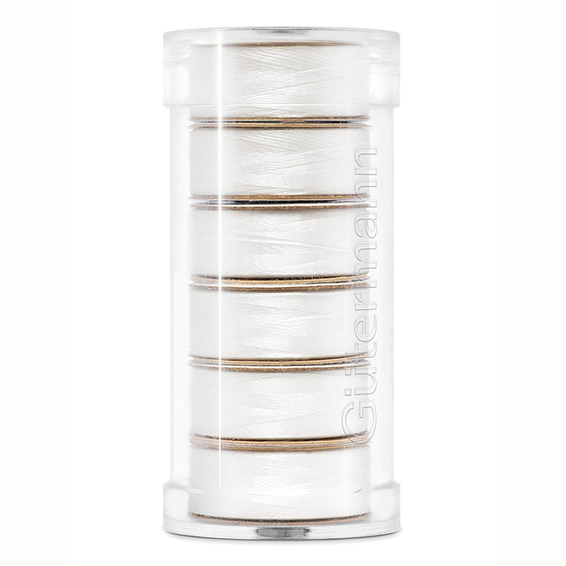 Gutermann Bobbin Embroidery Thread Black & White