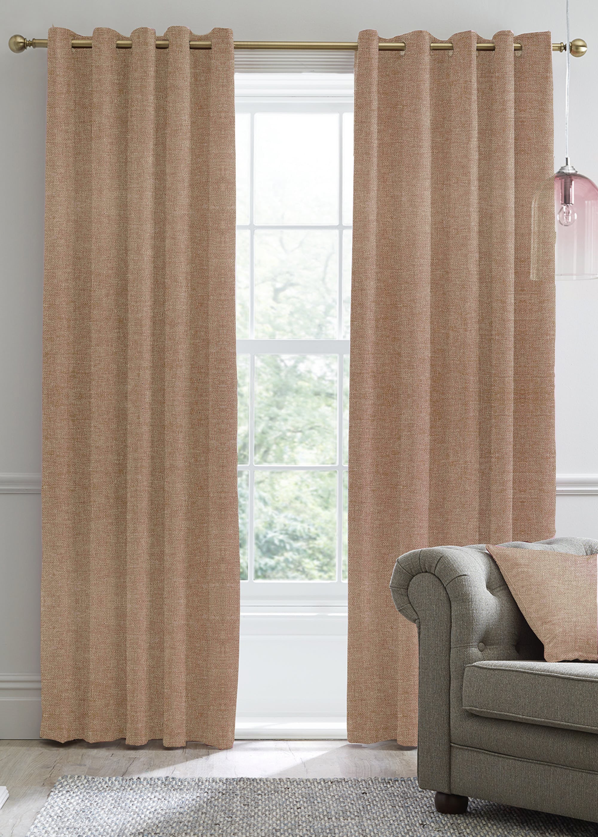 Blockout Ring Top Eyelet Curtain