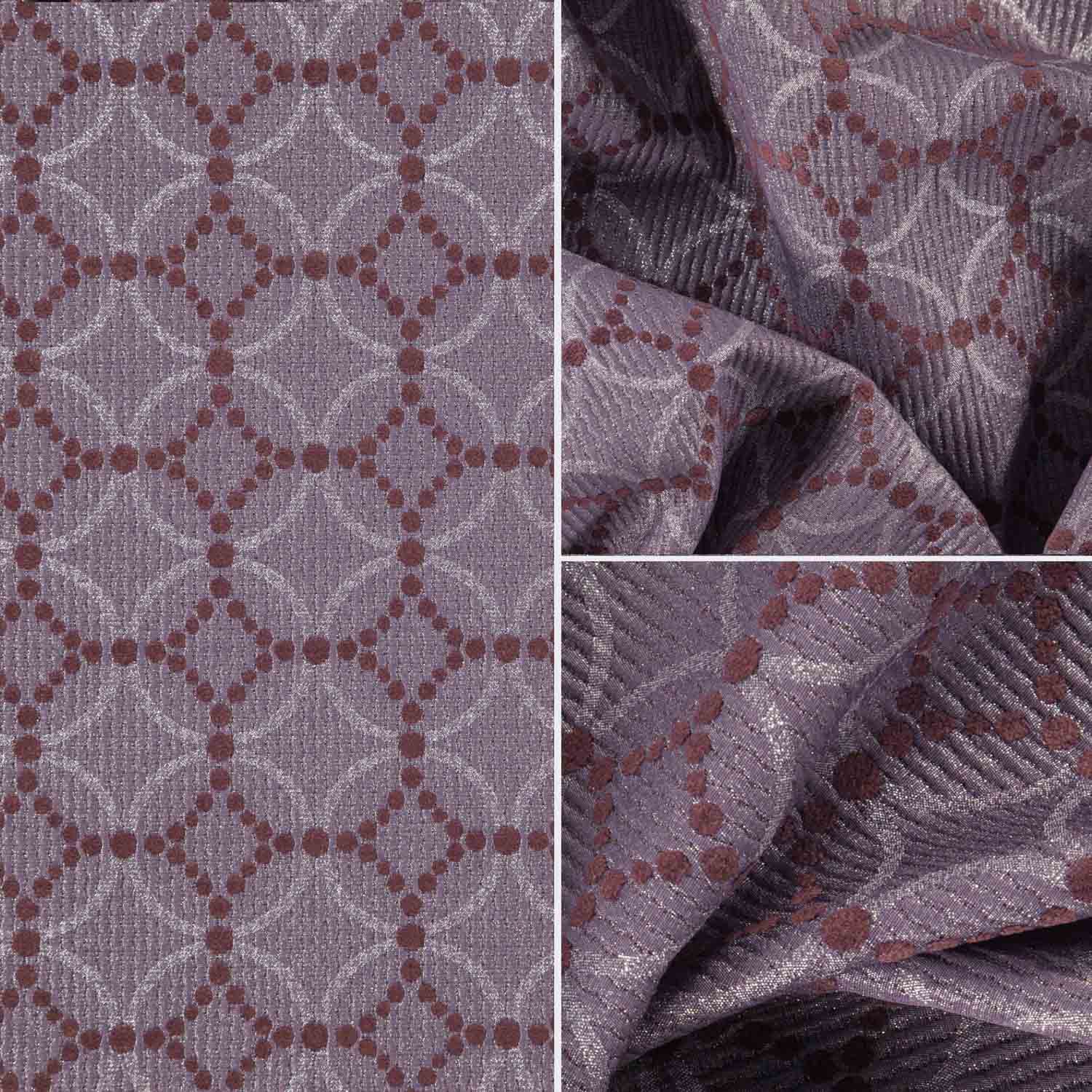 Dottscope by Zepel - Curtaining/Upholstery Circle Dots Jacquard