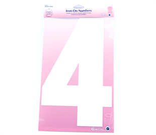 Hemline Iron On Number XL - 30CM - White 4