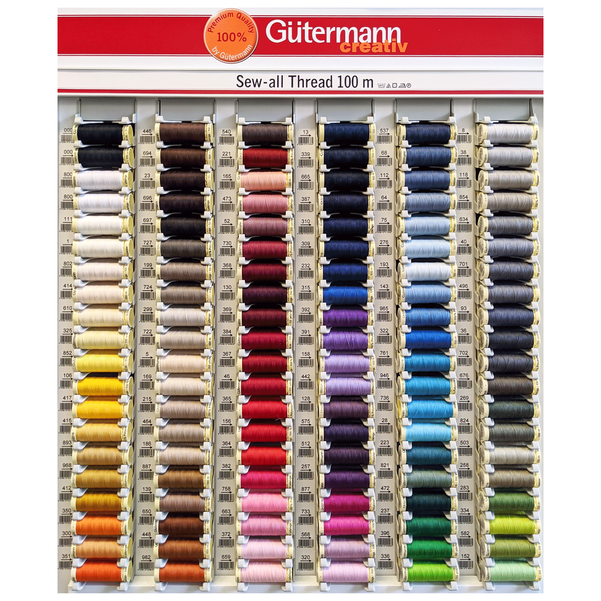 Gutermann Sew-All Polyester Sewing Thread 100M Collection 4