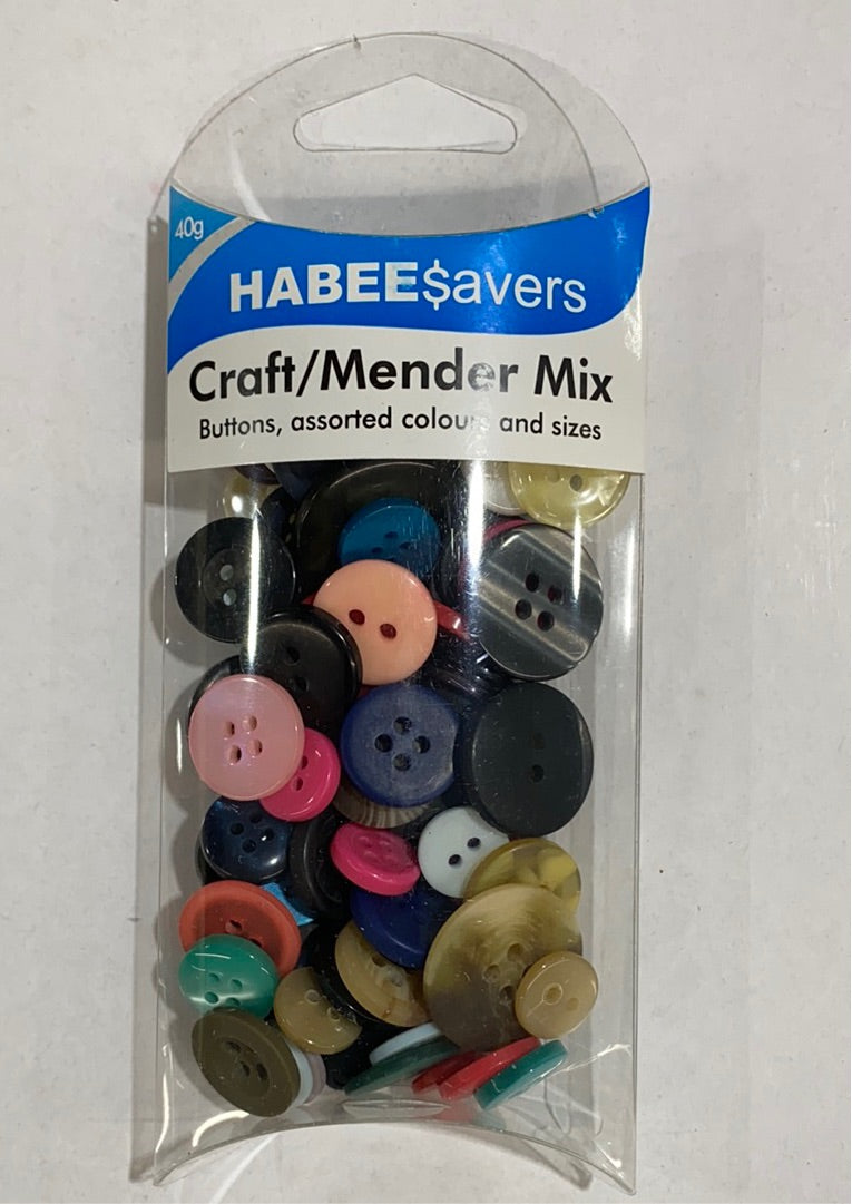 CLEARANCE - MENDING BUTTONS BOX
